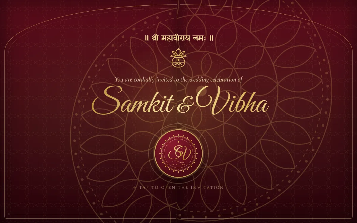 Home page of Digital Wedding Invitation (hsvahini.com)